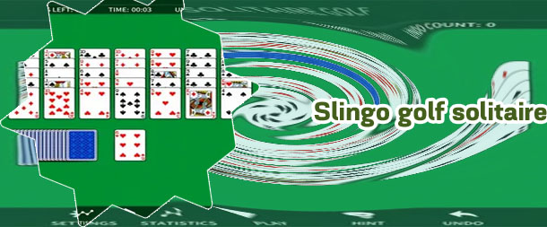 Play golf solitaire